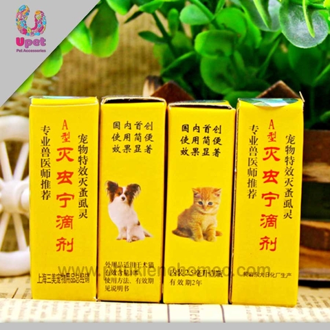 Thuôc nhỏ gáy chó mèo