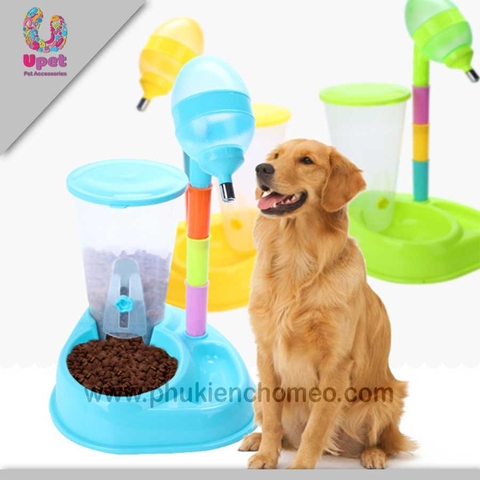 Bát uống nước tự động 7 sắc 2 ngăn