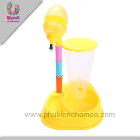 Bát uống nước tự động 7 sắc 2 ngăn