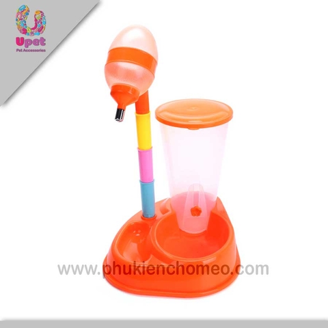 Bát uống nước tự động 7 sắc 2 ngăn