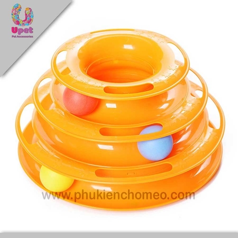 Đồ chơi mèo 3 tầng nhiều màu sắc