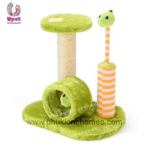 Trụ mèo kèm ống 30*24*28cm (xanh nõn chuối)