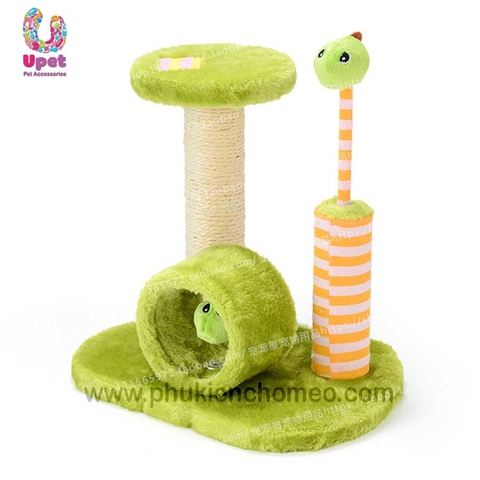 Trụ mèo kèm ống 30*24*28cm (xanh nõn chuối)