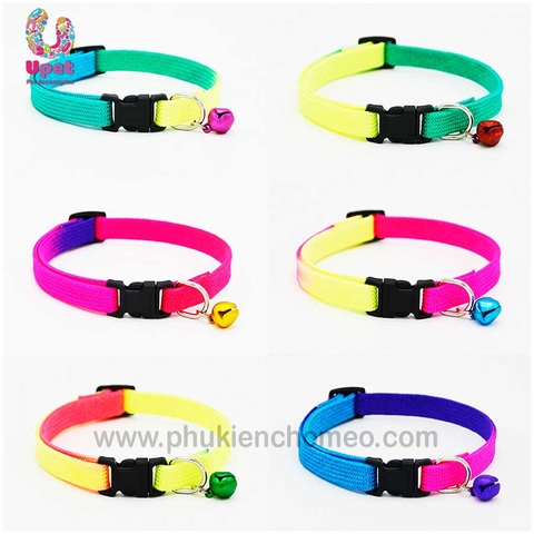 Vòng cổ 7 săc kèm chuông