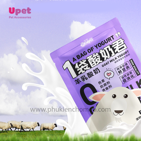 Sữa chua dê 50g , lợi khuẩn ,hỗ trợ tiêu hoá , dành cho chó và mèo