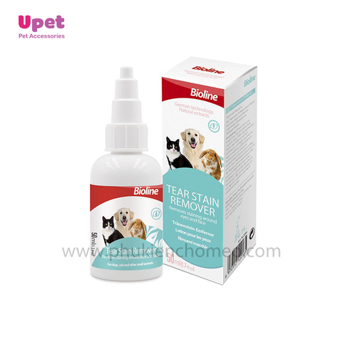 Dung dịch lau khóe mắt chó mèo Bioline Tearstain Remover 50ml