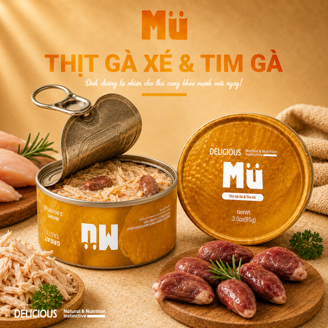 Muller - Thức ăn đóng hộp cho mèo - 85g - 6 vị