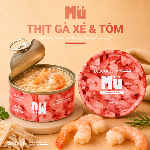 Muller - Thức ăn đóng hộp cho mèo - 85g - 6 vị