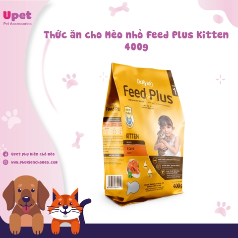 Thức ăn cho Mèo nhỏ Feed Plus Kitten 400g