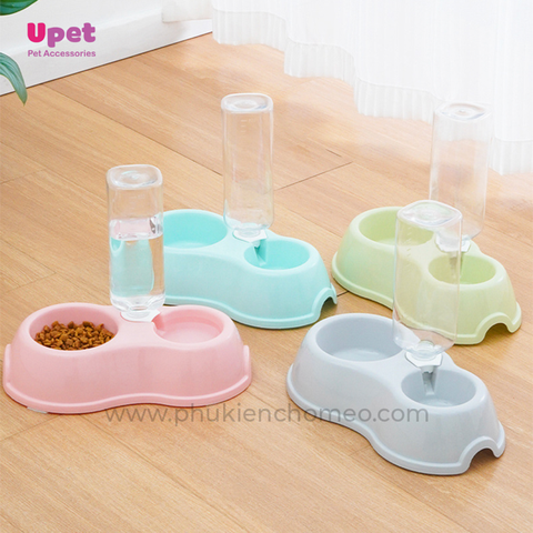 Bát đôi kèm bình nước tự động 28.5*17cm - 122212