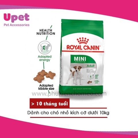 Thức ăn hạt cho chó Royal Canin Mini Adult - Dành cho chó trưởng thành kích cỡ nhỏ dưới 10kg