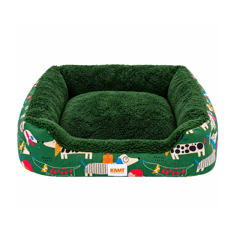 Đệm chữ Nhật KAMT viền cao cho chó mèo (50x40x15 cm)