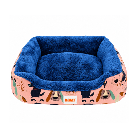 Đệm chữ Nhật KAMT viền cao cho chó mèo (50x40x15 cm)