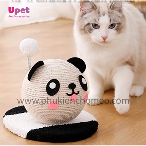 Trụ cào móng hình panda cho mèo giải tỏa căng thẳng 25*20.5*16cm