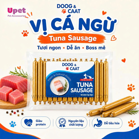 Xúc Xích Doog & Caat Vị Cá (30cây*15g)