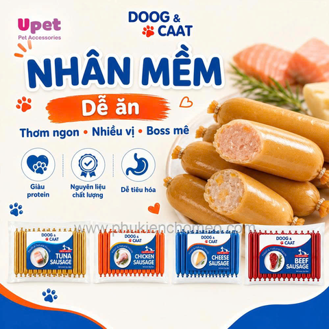 Xúc Xích Doog & Caat Vị Cá (30cây*15g)