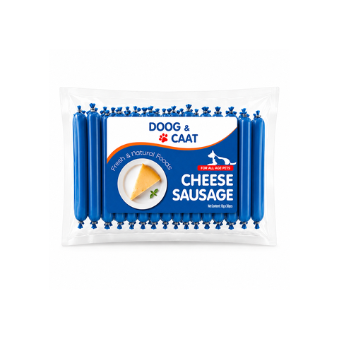 Xúc xích Doog & Caat Giăm Bông Vị Phô Mai (30 cây*15g)