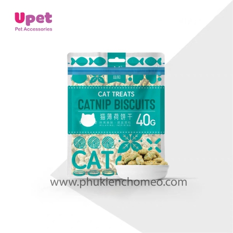 Bánh Thưởng Cho Mèo Catnip Biscuit 40g