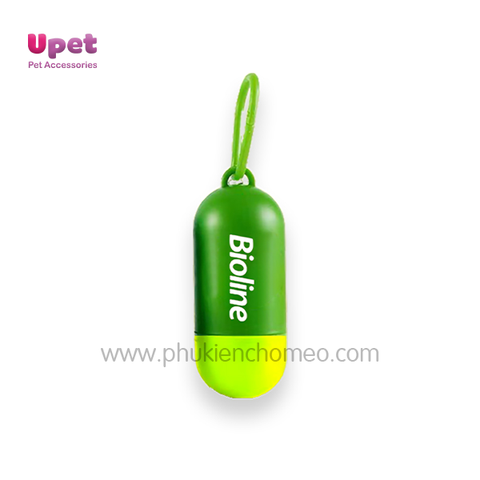 Bioline Combo hộp túi bao nilong đựng phân chó mèo