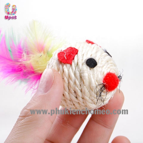 Đồ chơi mèo nhỏ (chuột, bóng kim tuyến, bóng thừng)