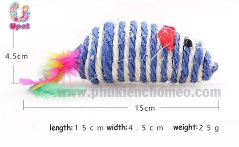 Đồ chơi mèo nhỏ (chuột, bóng kim tuyến, bóng thừng)