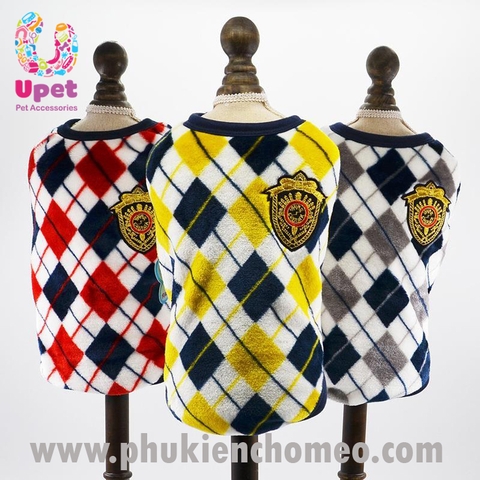 Áo vest in hình kim cương của Anh