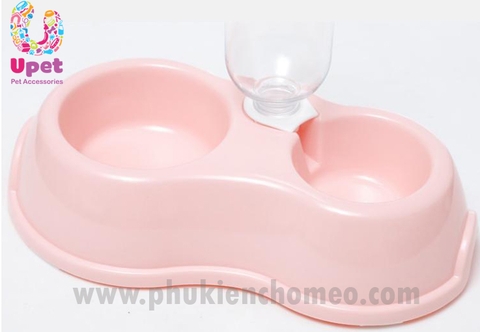 Bát nhựa đôi kèm bình nước