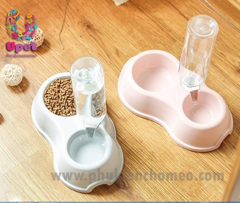 Bát nhựa đôi kèm bình nước
