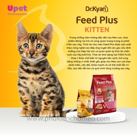 Thức ăn cho Mèo nhỏ Feed Plus Kitten 1.2kg