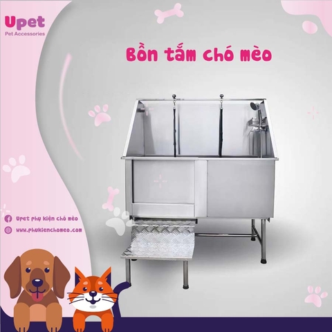 H104 - Bồn tắm chó mèo 127_148_70