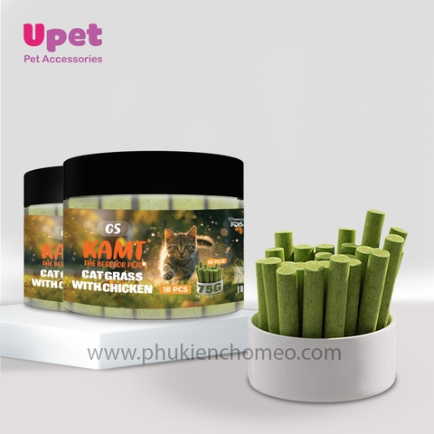 Kamt G5 cỏ mèo ép thịt dạng thanh 75g