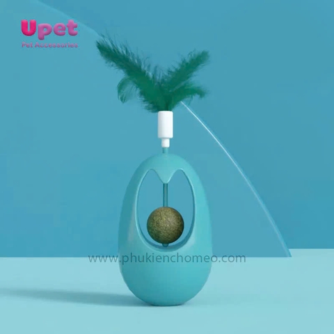 Đồ chơi lật đật kèm cỏ bạc hà hình trái tim CC