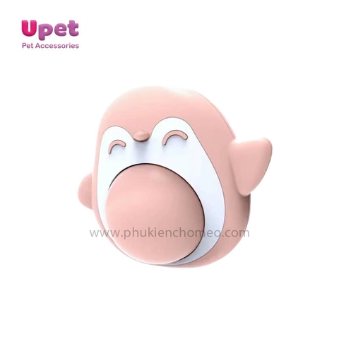 Đồ chơi cỏ catnip chim cánh cụt dán tường CC