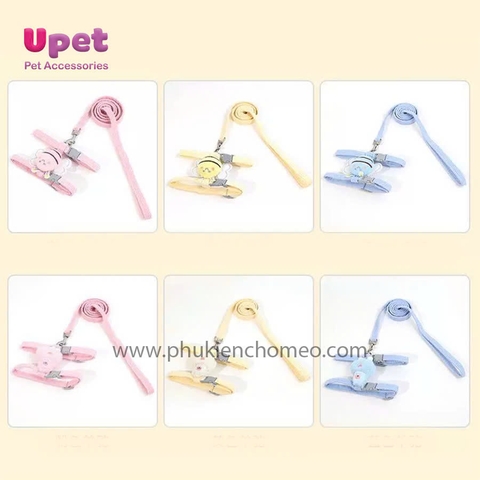 KN Dây dắt yếm 2 vòng tròn hình con ong - 1.0CM - 145536