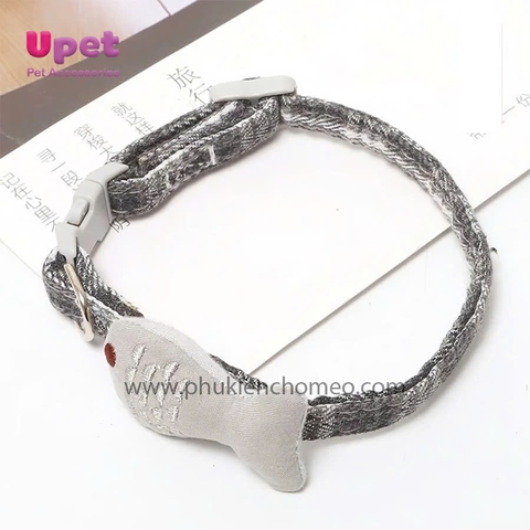 KN Vòng cổ nơ caro hình cá - 1.0CM - 189913