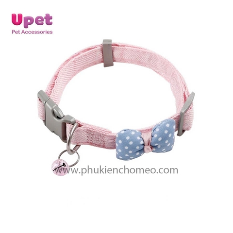 KN Vòng cổ nơ chấm bi lót cotton có móc Z - 1.0cm - 183319