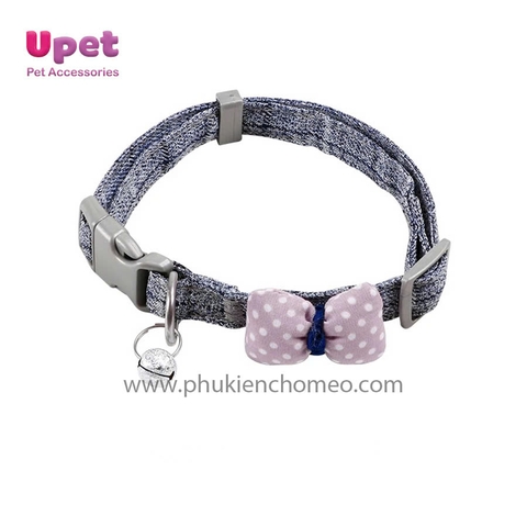 KN Vòng cổ nơ chấm bi lót cotton có móc Z - 1.0cm - 183319
