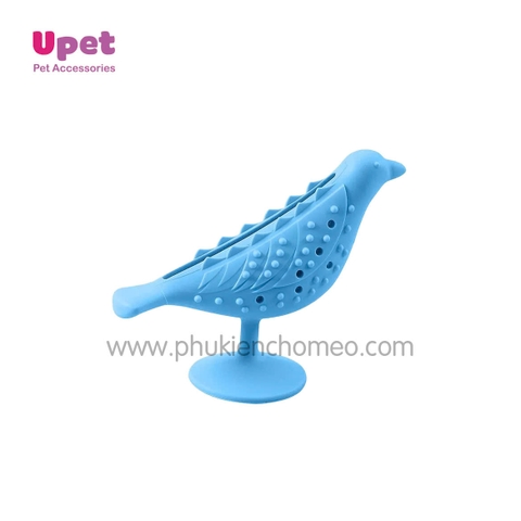Đồ chơi dính tường hình chim kèm cỏ bạc hà CC