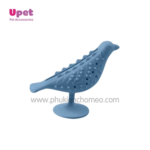 Đồ chơi dính tường hình chim kèm cỏ bạc hà CC
