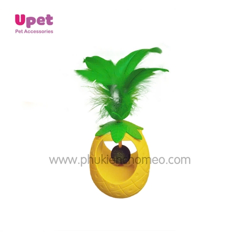 Đồ chơi lật đật hình trái dứa kèm cỏ bạc hà CC 20*8cm