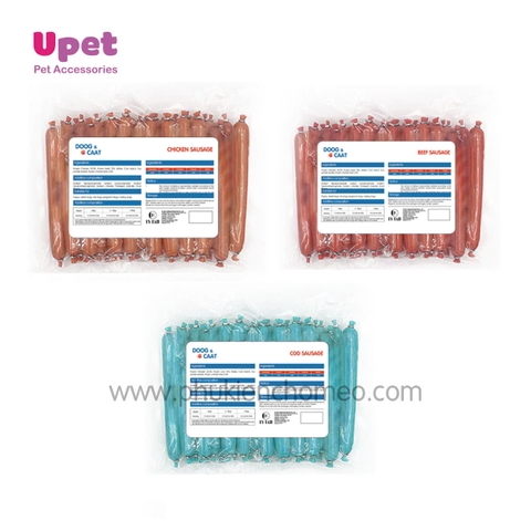 Doog &Caat xúc xích cho chó và mèo vị cá 15g*30pcs