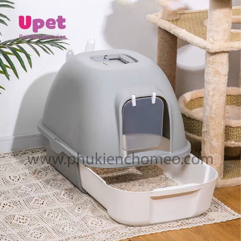 Nhà vệ sinh mèo PET AIR XDB-447 có khay rút, dễ dàng vệ sinh