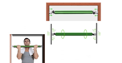 [Update 2021] Lắp xà đơn gắn cửa, treo tường có chắc chắn không?