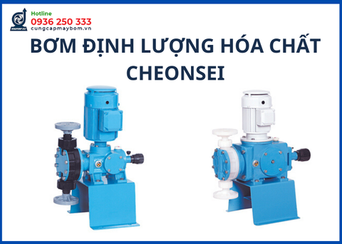 Thông số kỹ thuật bơm định lượng hóa chất Cheonsei dạng màng series KD