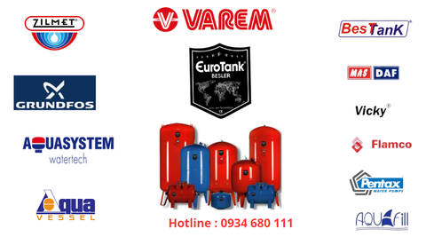 Những thương hiệu bình tích áp có trên thị trường Việt Nam