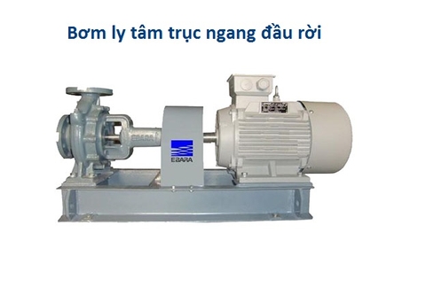 Bảng báo giá bơm ly tâm trục ngang đầu rời Ebara