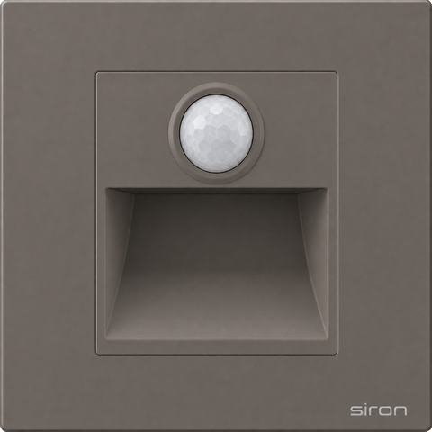 Bộ công tắc đèn tự động Màu ghi SIRON 27H733-60