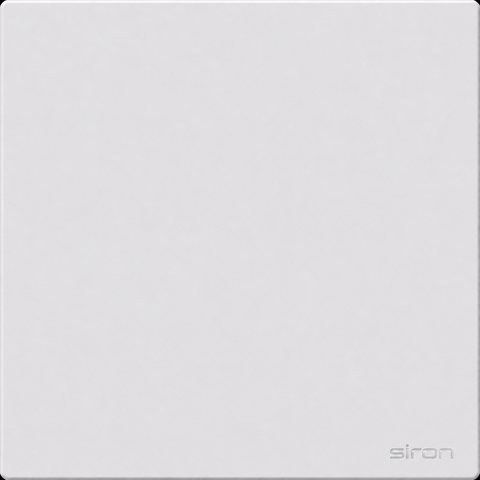 Bộ công tắc đơn 2 chiều Màu trắng SIRON 271012