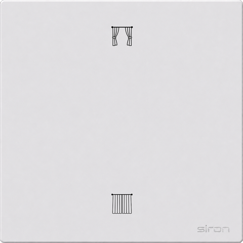 Bộ công tắc rèm đơn Màu trắng SIRON 27H841
