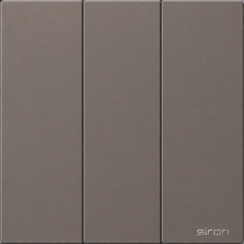 Bộ công tắc trung gian ba Màu ghi SIRON 271066-60